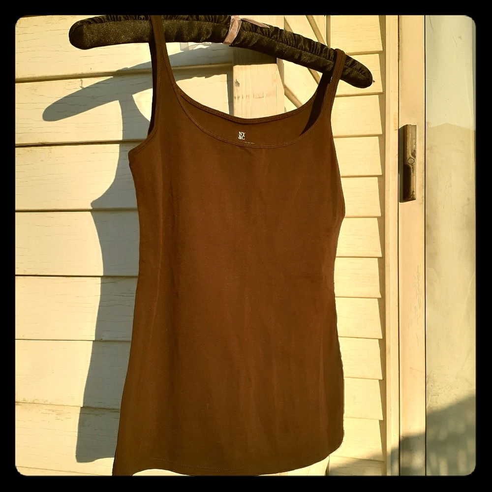 NWT NY&C Brown Tank Top size XS